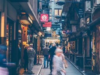 A street in Melbourne, Australia